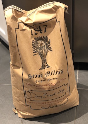 A 1847 bag of bread flour